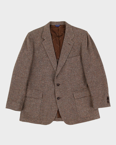 Pendleton Brown Tweed Wool Blazer Jacket - M / L