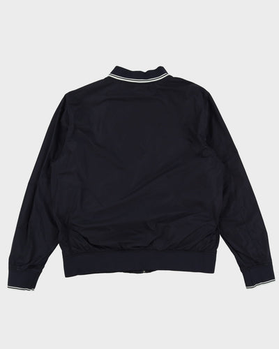 00s Fred Perry Navy Bomber Jacket - XL