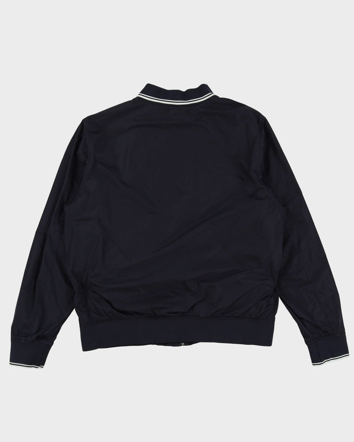 00s Fred Perry Navy Bomber Jacket - XL
