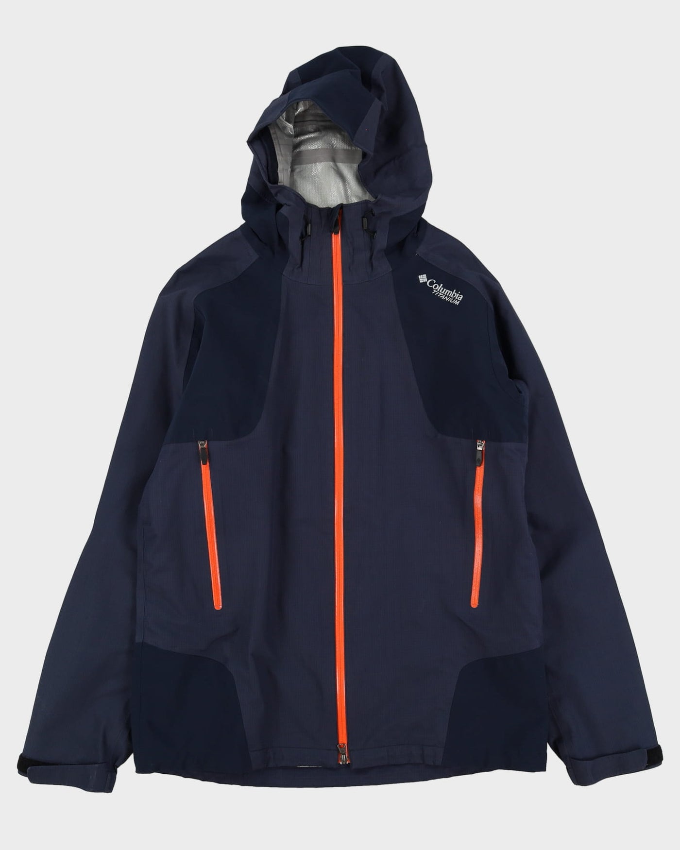 Columbia Dark Blue Titanium Hooded Anorak Jacket - L
