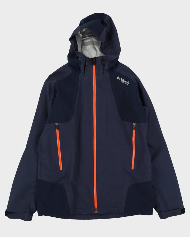 Columbia Dark Blue Titanium Hooded Anorak Jacket - L