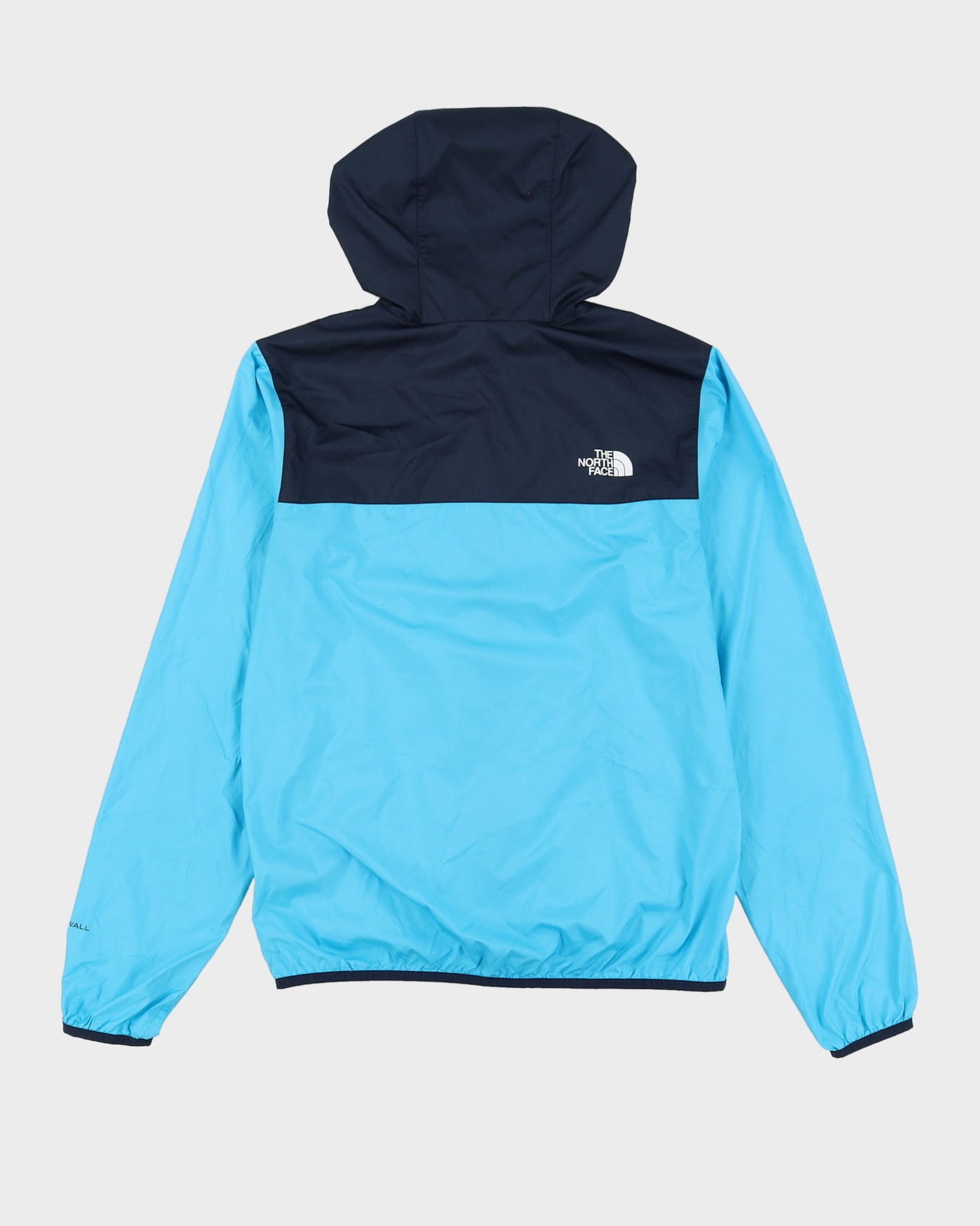 The North Face WindWall Blue Lightweight Hooded Anorak Jacket - S