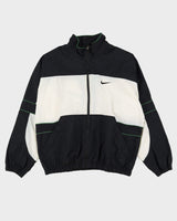 90s Nike Windbreaker Black / White Jacket - L