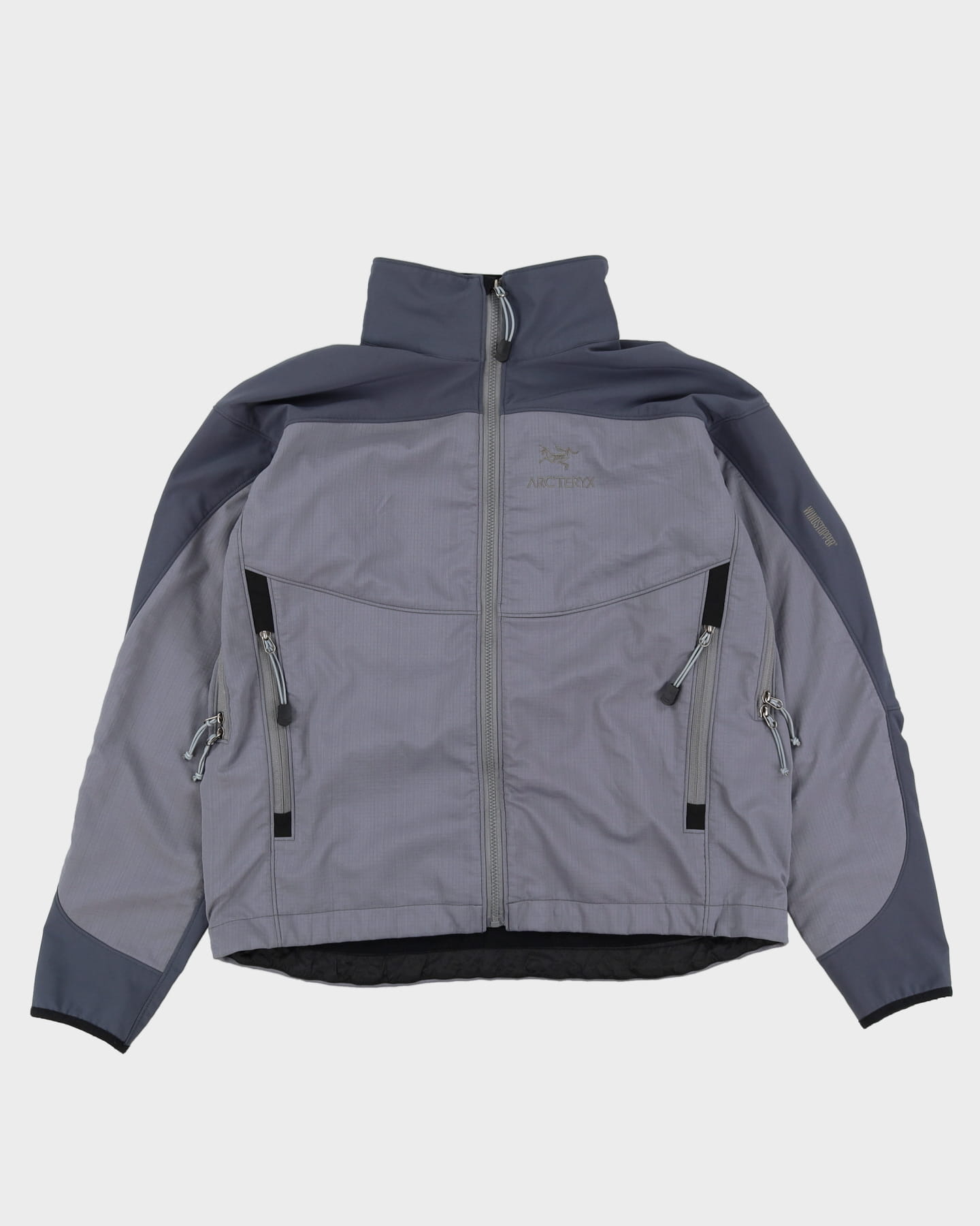 Arc'Teryx Grey Full-Zip Windstopper Jacket - L / XL