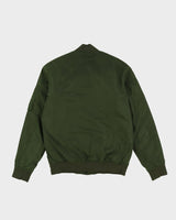 Obey Green Satin Bomber Jacket Jacket - S