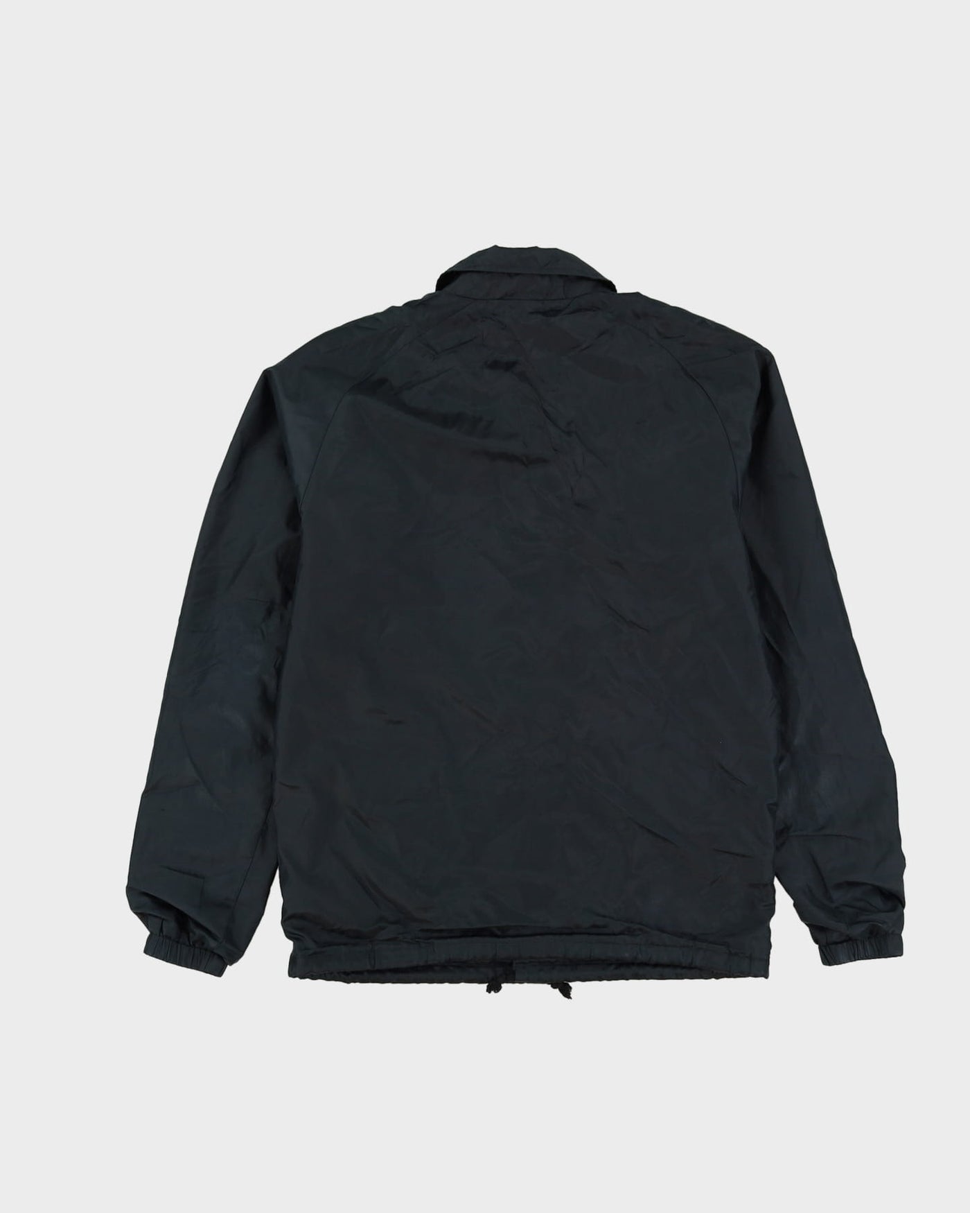 Champion Black Satin Coach Jacket - S