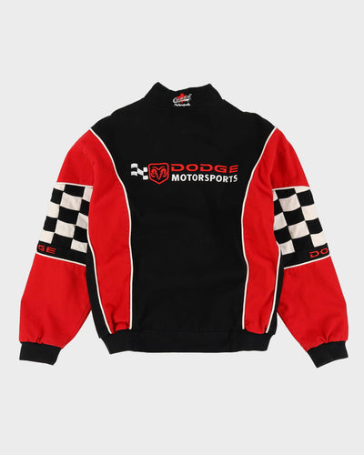 90s Dodge Motorsports Red / Black Racing Jacket - M