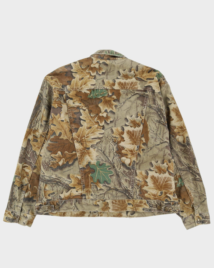 90s Wrangler Camouflage Denim Hunting Style Jacket - XXL