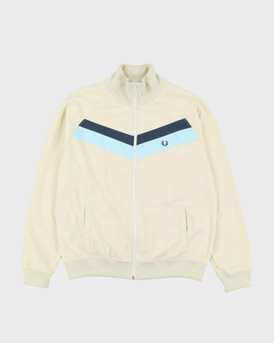 90s Fred Perry Cream Track Jacket - L