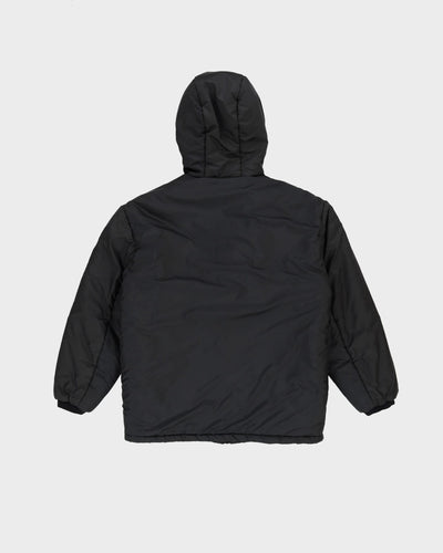 Prada Black Hooded Puffer Jacket - XS