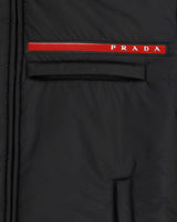 Prada Black Hooded Puffer Jacket - XS