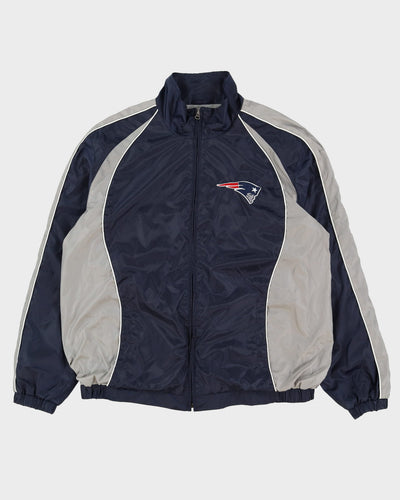 NFL New England Patriots Navy / Grey Windbreaker Jacket - XL