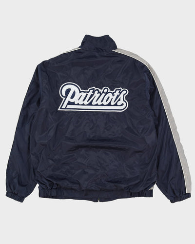 NFL New England Patriots Navy / Grey Windbreaker Jacket - XL