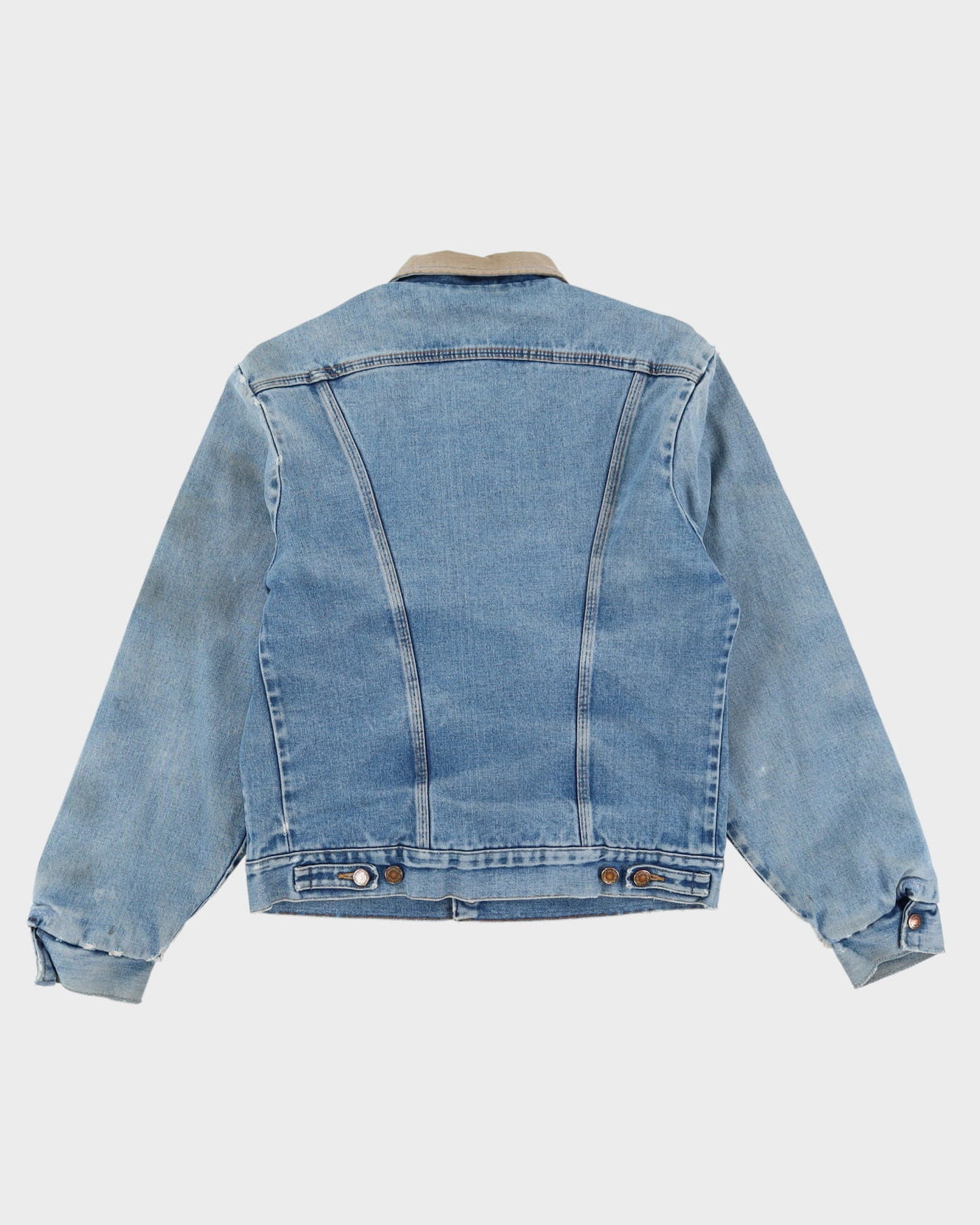 Vintage 80s Wrangler Blanket Lined Blue Denim Jacket - M