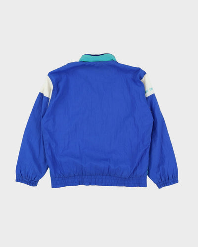 Vintage 80s Nike Athletic Club Blue Windbreaker Shell Jacket - M / L