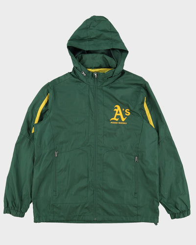 Oakland A's MLB Green Hooded Anorak Jacket Jacket - M