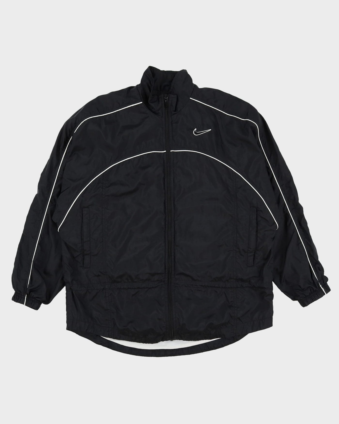 Vintage 90s Nike Black Windbreaker Jacket - M