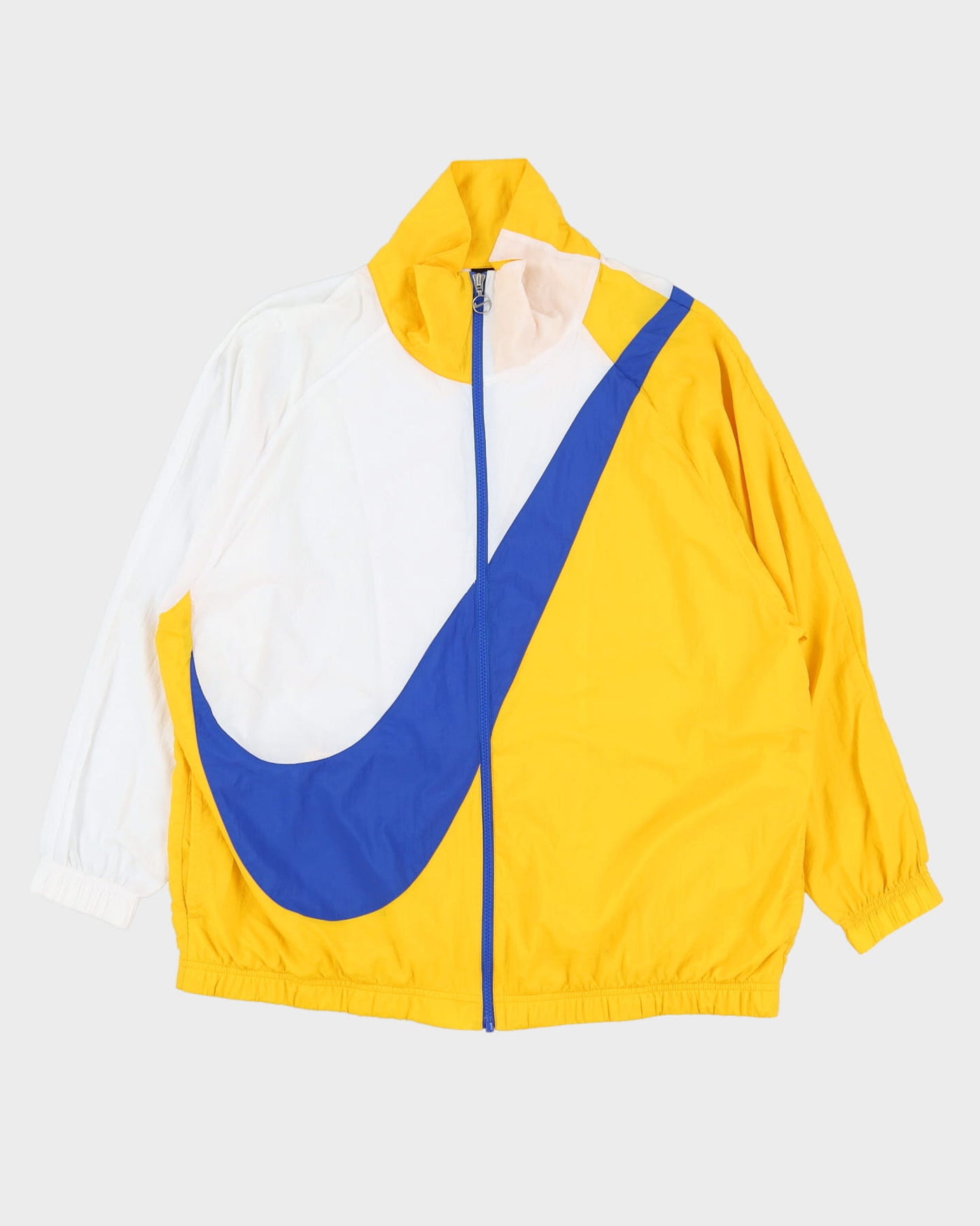 Nike Yellow / Blue / White Windbreaker Jacket - M