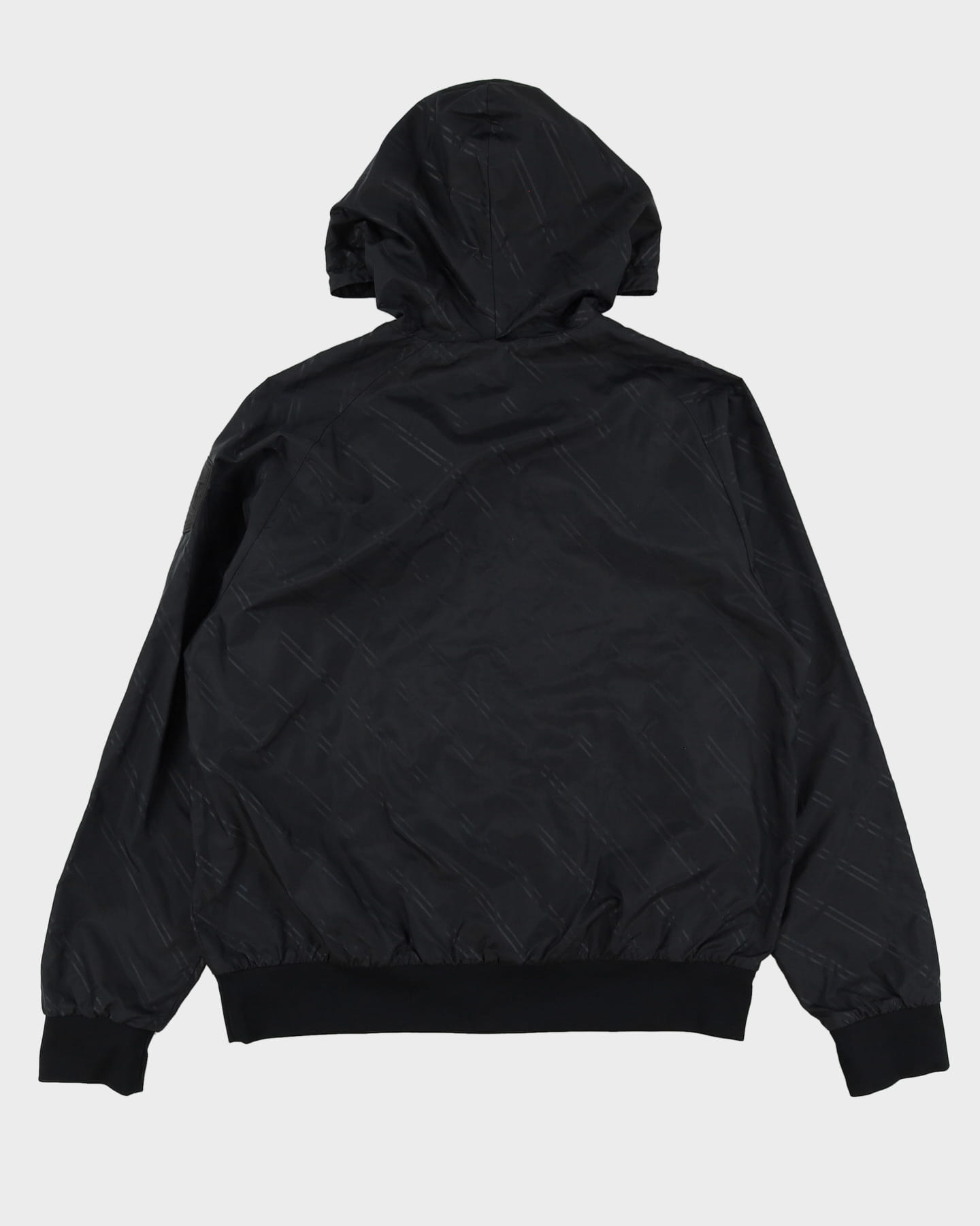 00s Nike Black Hooded Anorak Rain Jacket - XXL