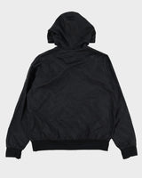 00s Nike Black Hooded Anorak Rain Jacket - XXL
