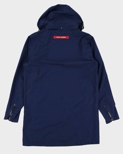 Helly Hansen Navy Hooded Anorak Mac Jacket - L