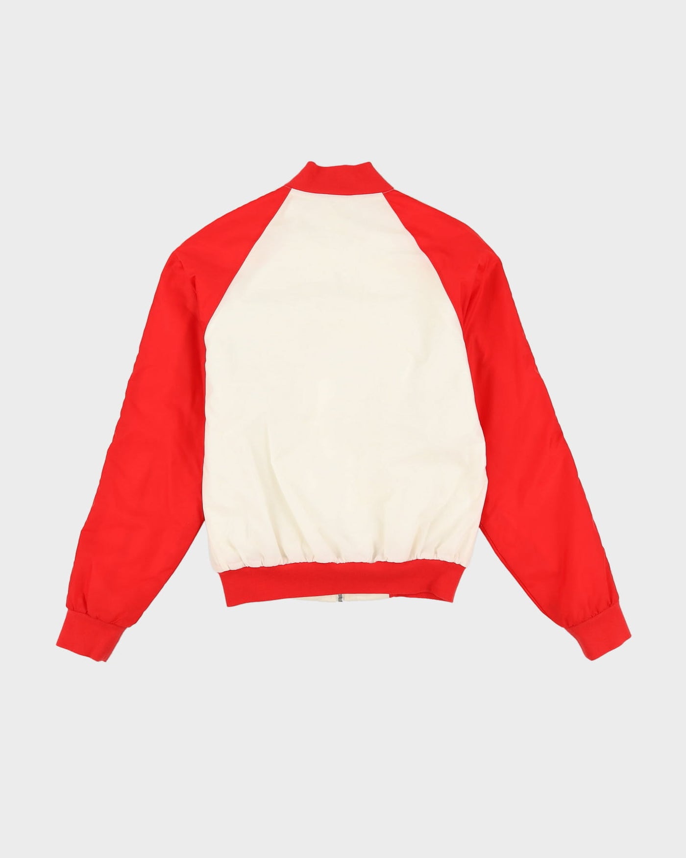 00s Adidas Red / White Track Jacket - S
