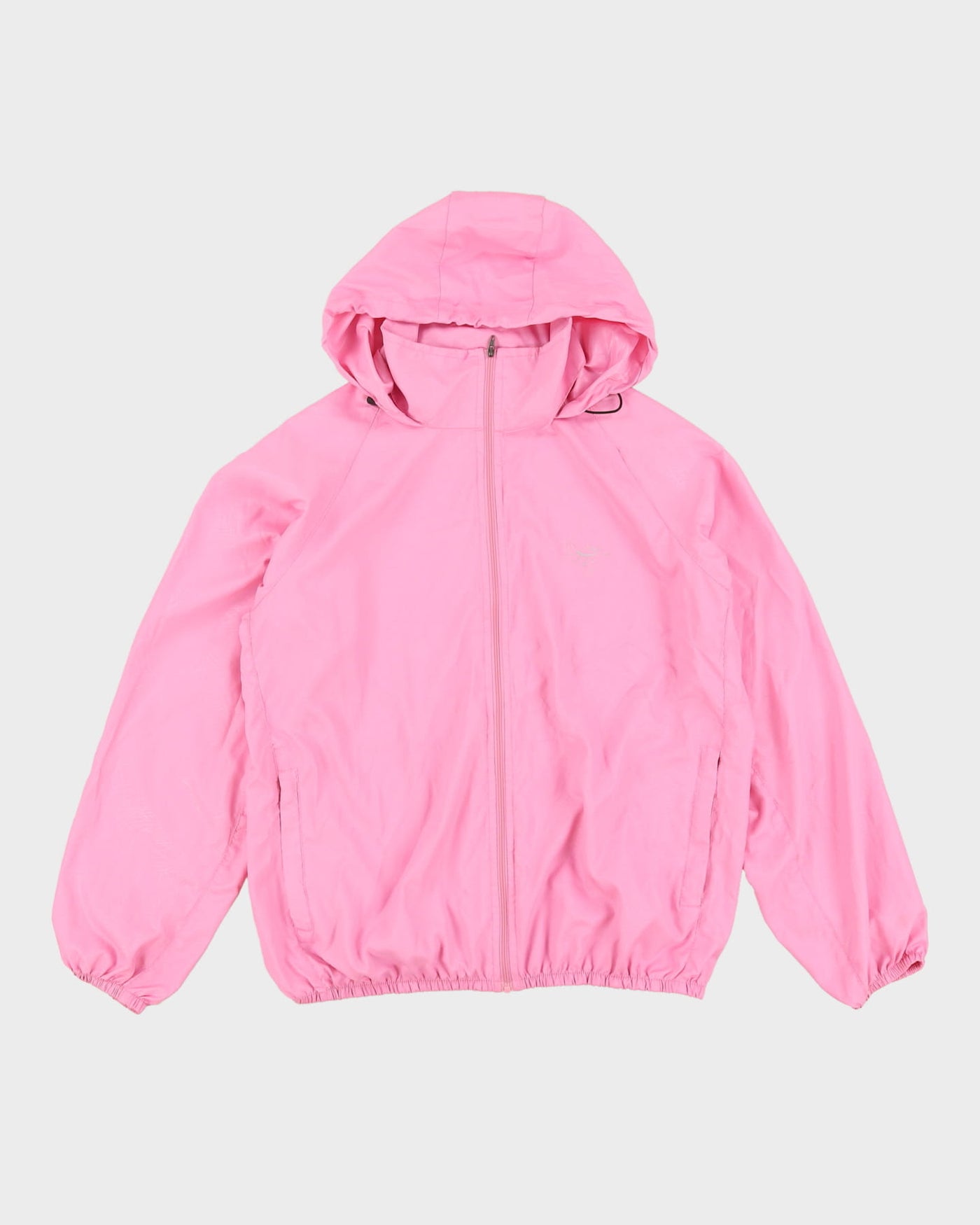 Arc'Teryx Pink Hooded Lightweight Anorak Jacket - S