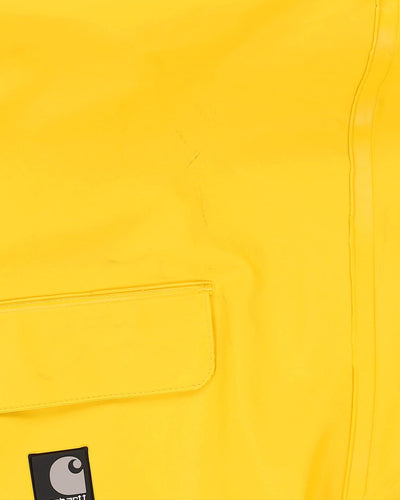 Carhartt Yellow Anorak Hooded Rain Jacket - S