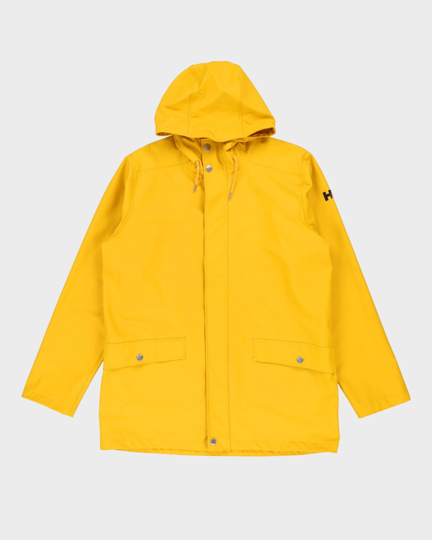 Helly Hansen Yellow Anorak Hooded Rain Jacket - L