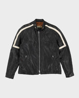 Vintage 80s Brimaco Black Leather Jacket - M