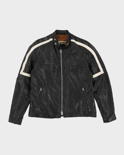 Vintage 80s Brimaco Black Leather Jacket - M