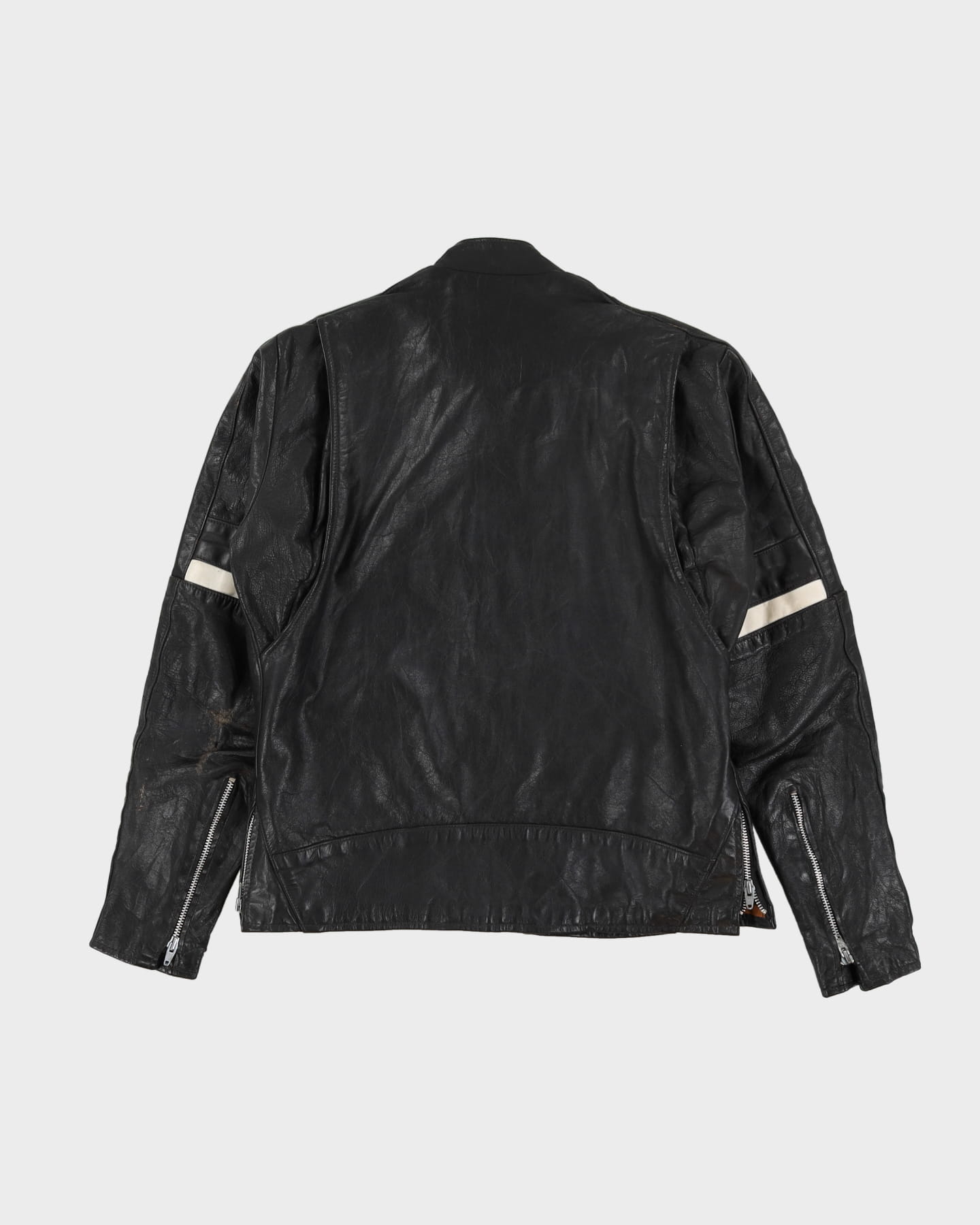Vintage 80s Brimaco Black Leather Jacket - M
