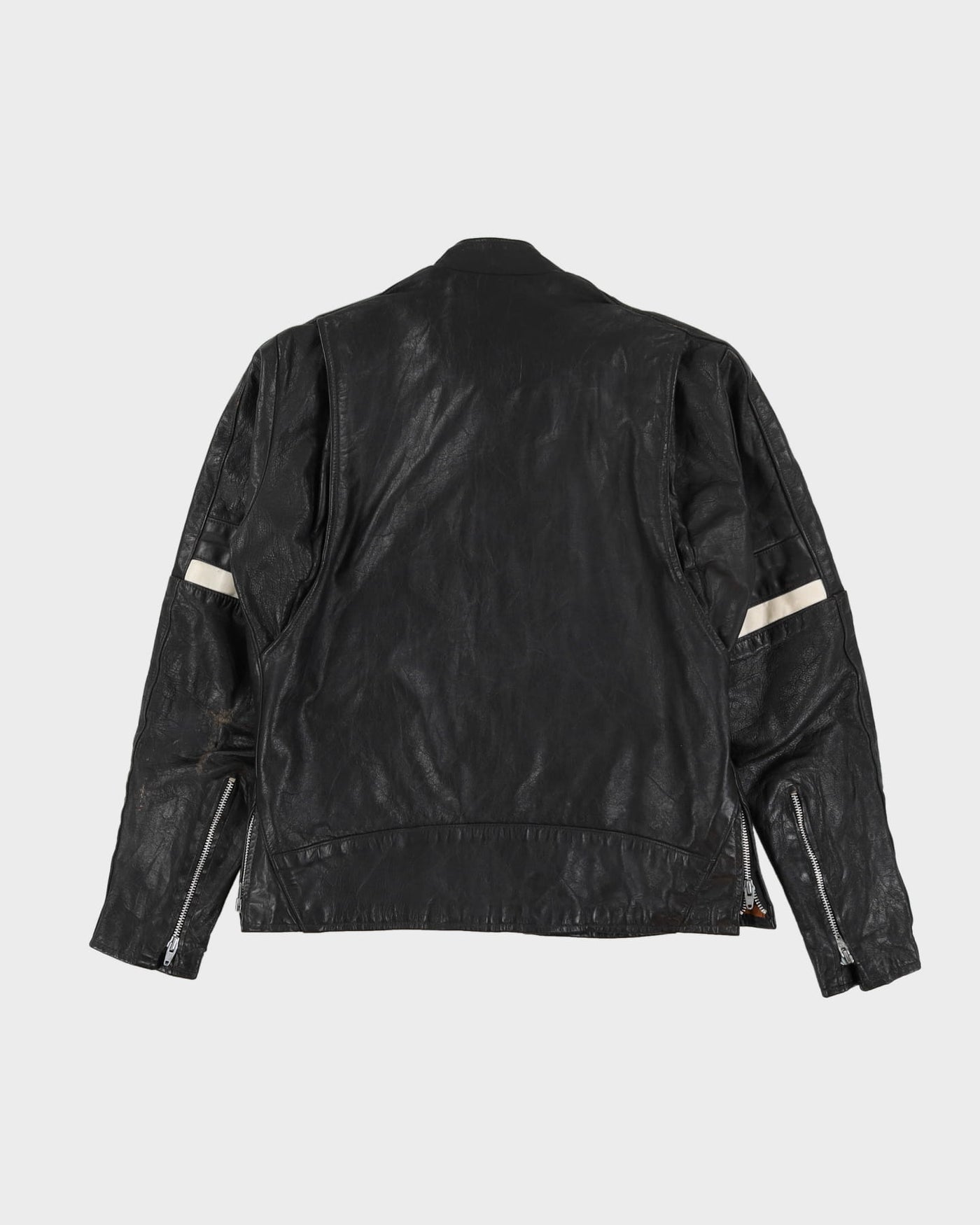 Vintage 80s Brimaco Black Leather Jacket - M