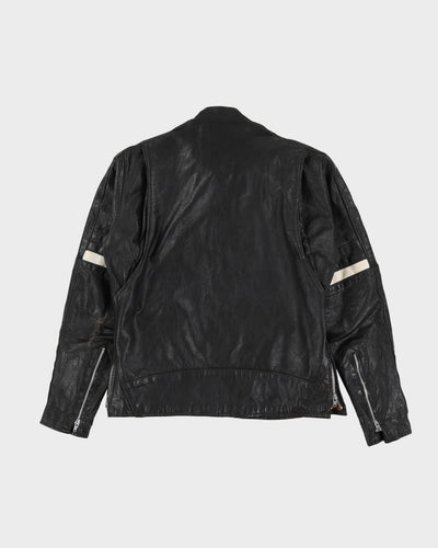 Vintage 80s Brimaco Black Leather Jacket - M