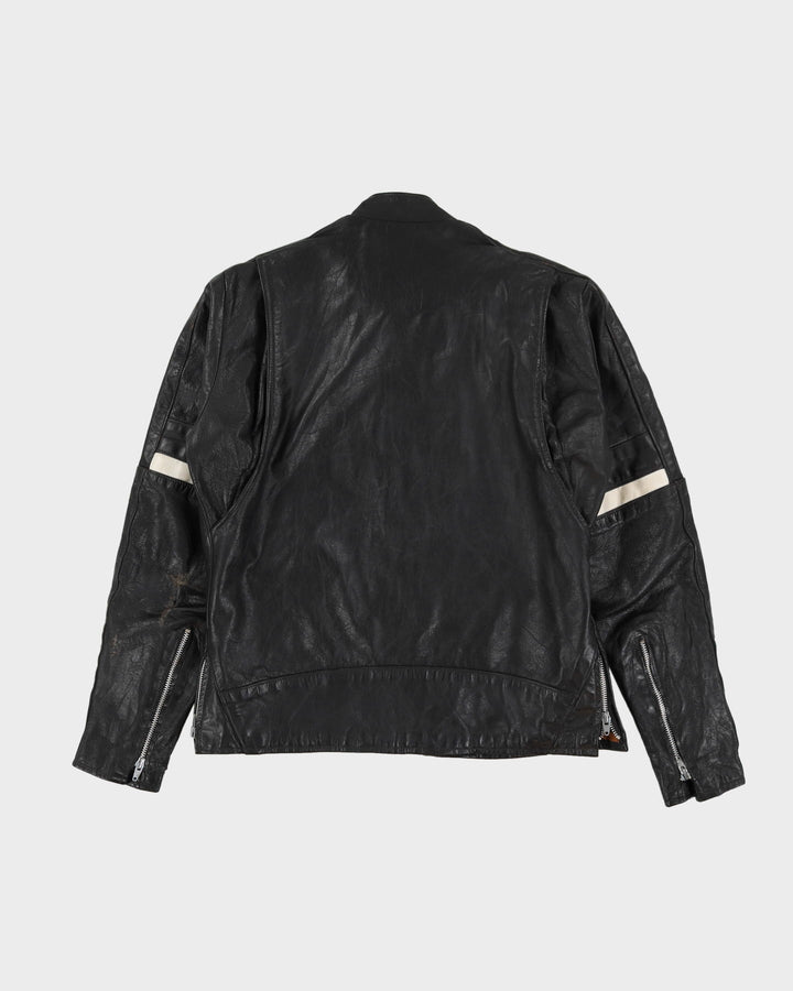 Vintage 80s Brimaco Black Leather Jacket - M