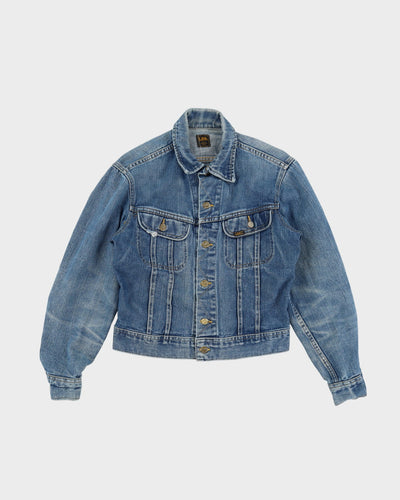 Vintage Lee Faded Blue Denim Jacket - XS