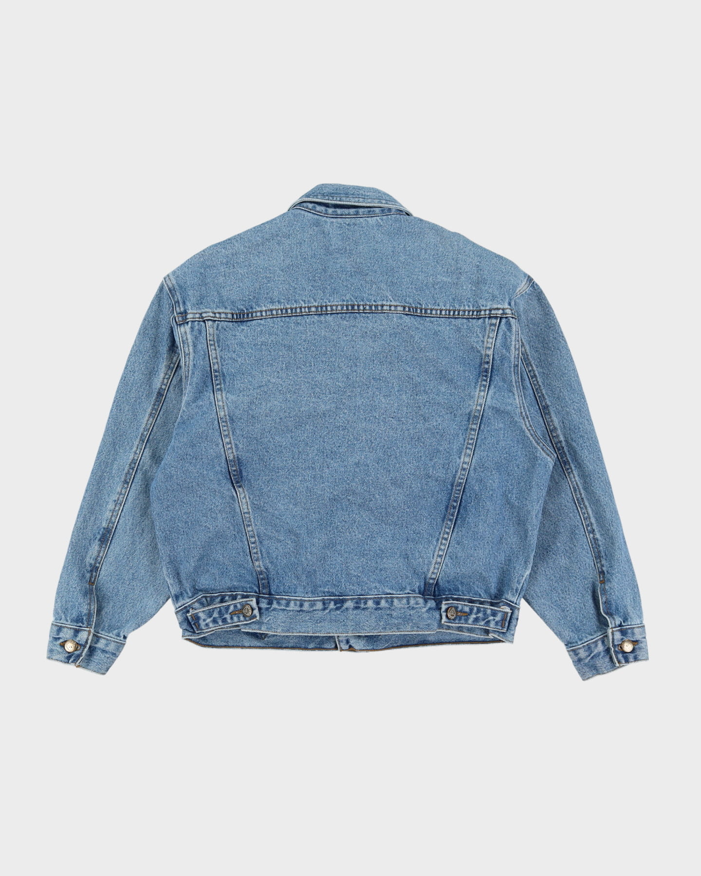 Vintage 1990s Guess Faded Blue Denim Jacket - S