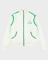 00s Adidas White Stan Smith Vs. Ilie Nastase Tennis Track Jacket - L
