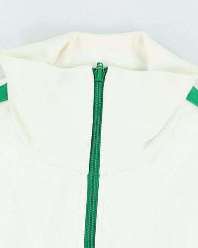 00s Adidas White Stan Smith Vs. Ilie Nastase Tennis Track Jacket - L