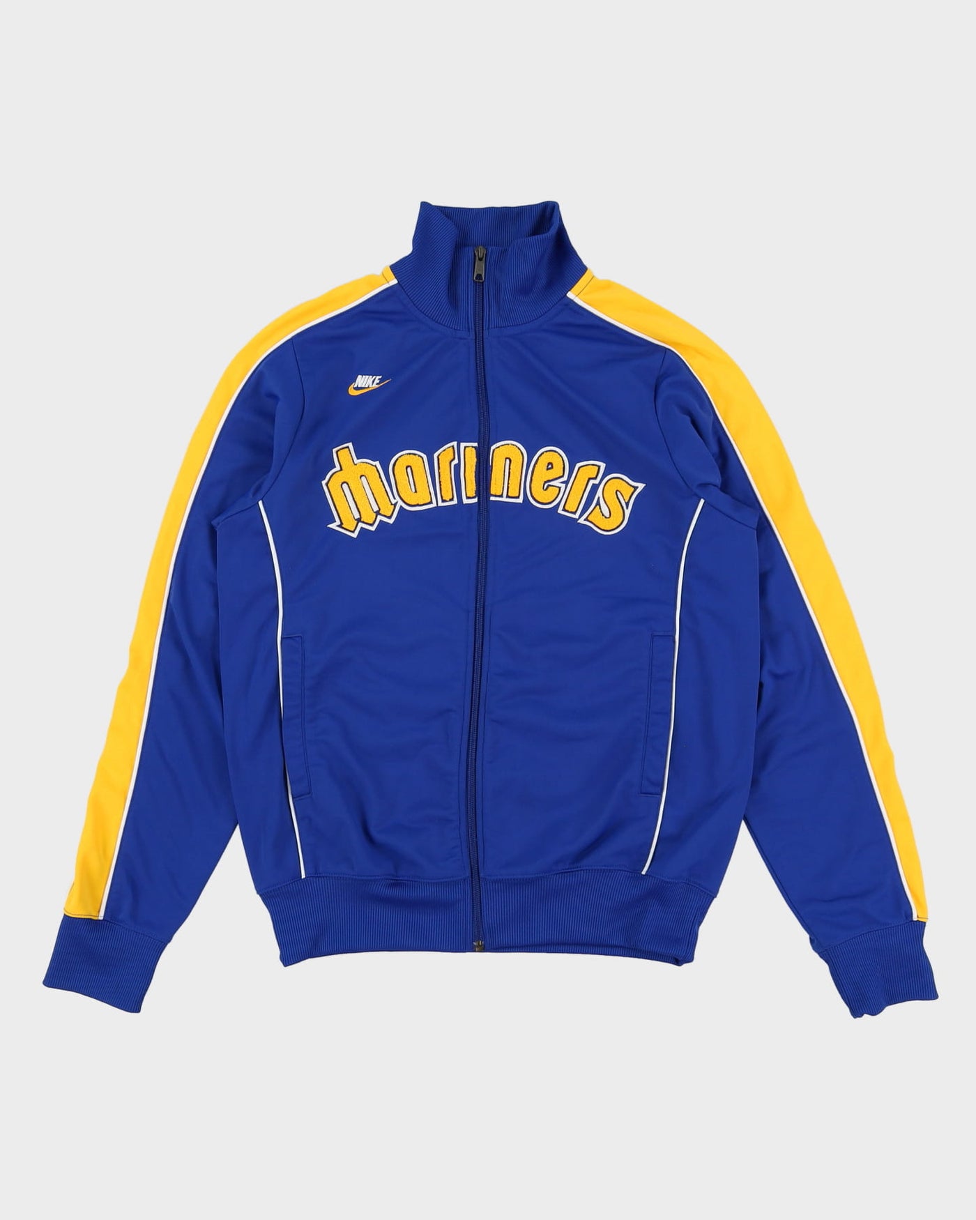 Nike MLB Seattle Mariners Blue / Yellow Track Jacket - M
