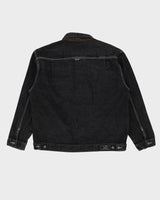 Vintage 90s U.S. POLO ASSN Black Oversized Denim Jacket - L