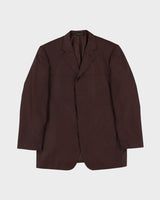 Vintage 90s Gianni Versace Brown Blazer Jacket - S / M