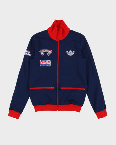 Adidas Navy Bayern Munich Patched / Embroidered Track Jacket - S