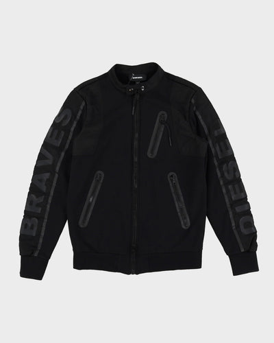 Diesel Braves Black Bomber Jacket - L