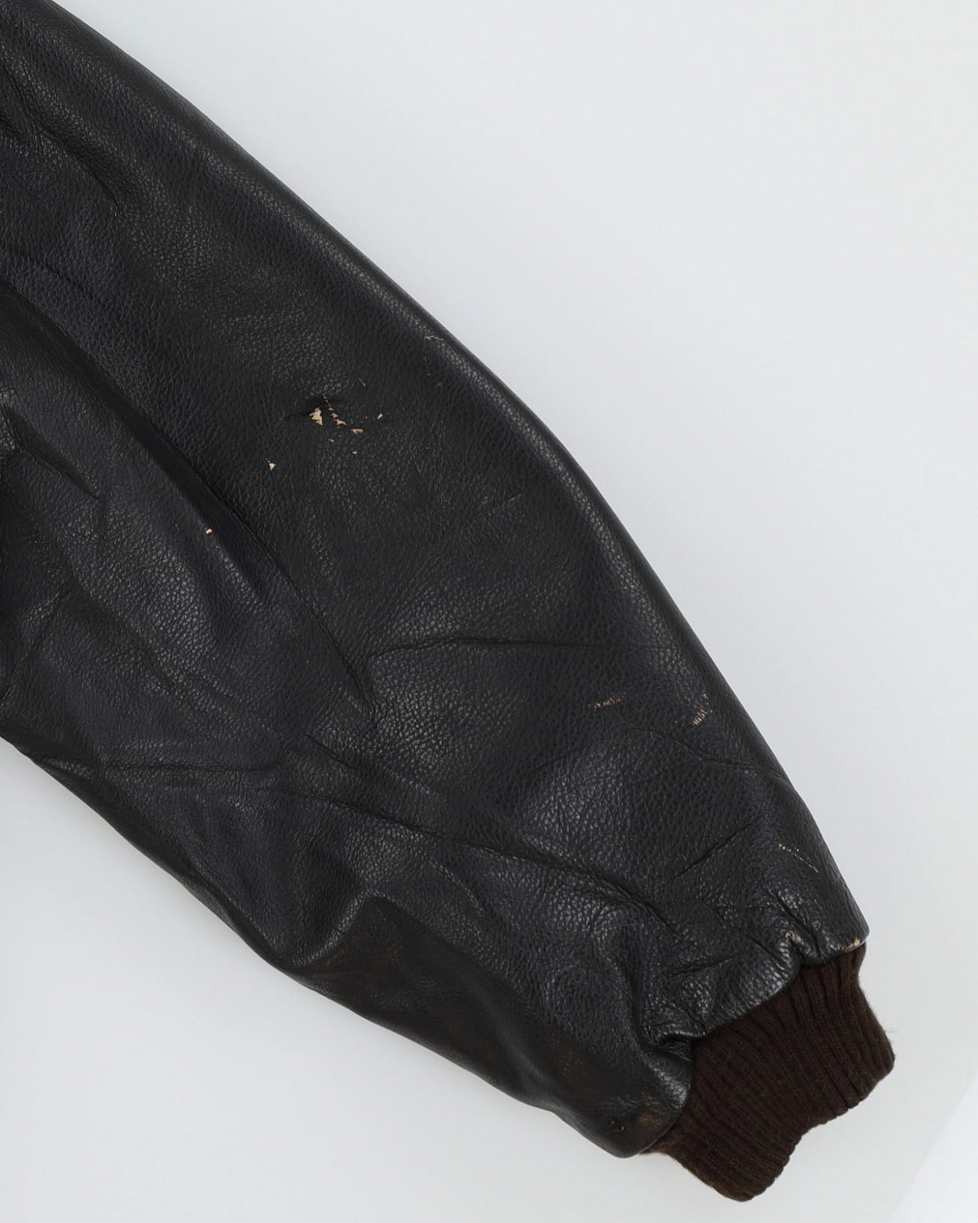 Vintage 90s Jeep 'American Legend' Black Leather Jacket - XL