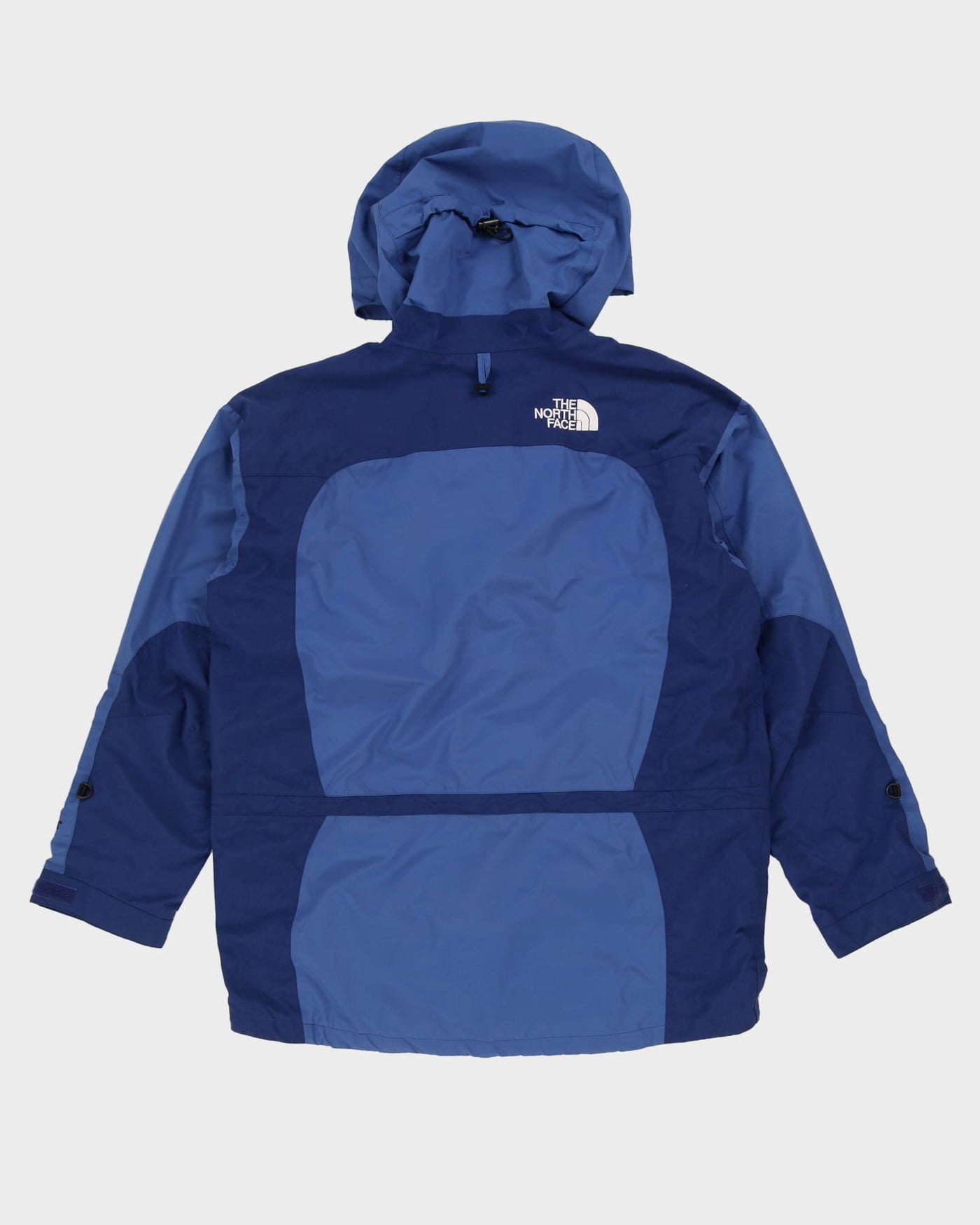 The North Face Blue Two Tone Hooded Anorak Jacket - L
