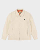 Vintage 90s Burberry Off-White Harrington / Windbreaker Jacket - XL