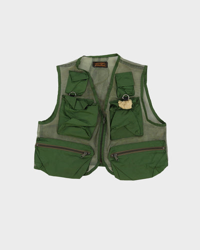 Vintage 90s Eddie Bauer Gilet / Sleeveless Tactical Vest Jacket - M