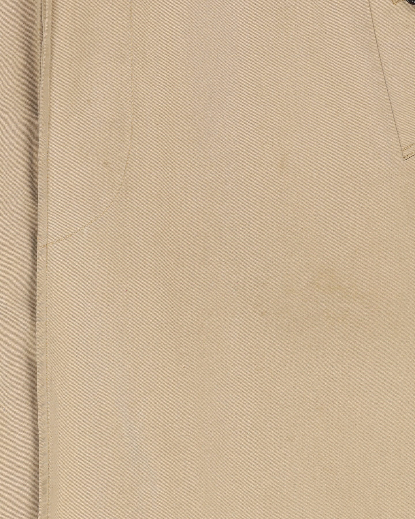 Burberrys' Beige Nova Check Trench Coat - M