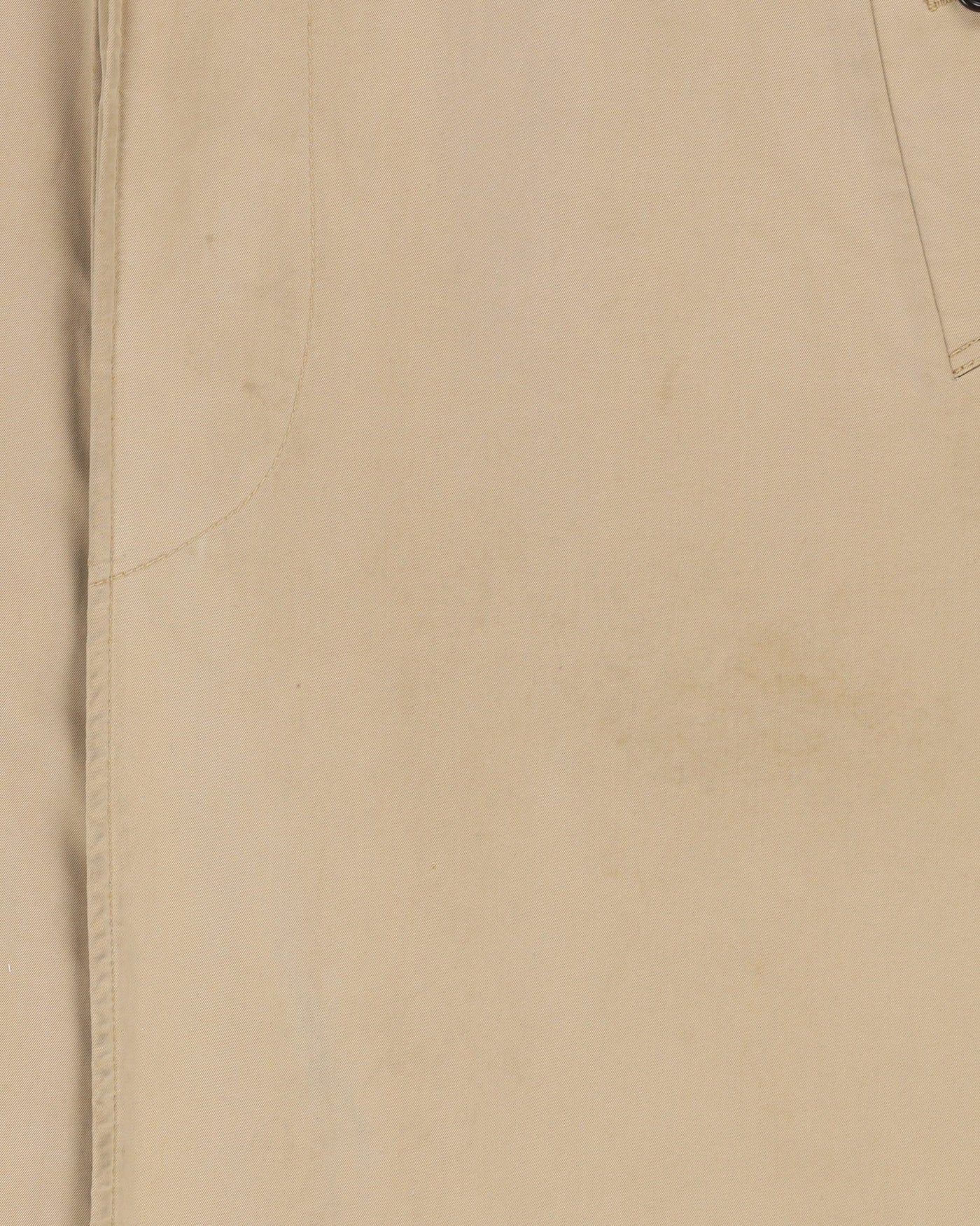Burberrys' Beige Nova Check Trench Coat - M